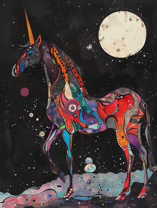 The Cosmic Unicorn 数字艺术