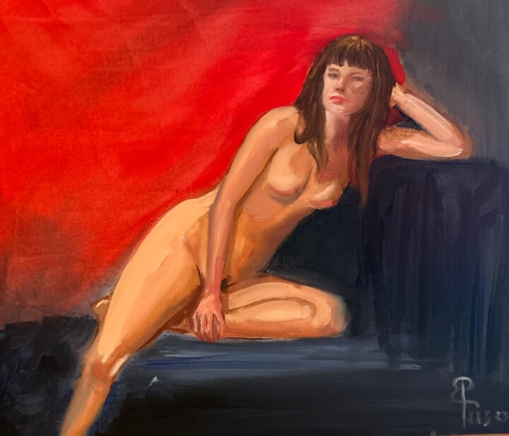 Painting,  21.7x18.9 in 