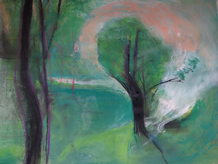 le bois de vincennes 2 绘画, 19.7x25.6 in