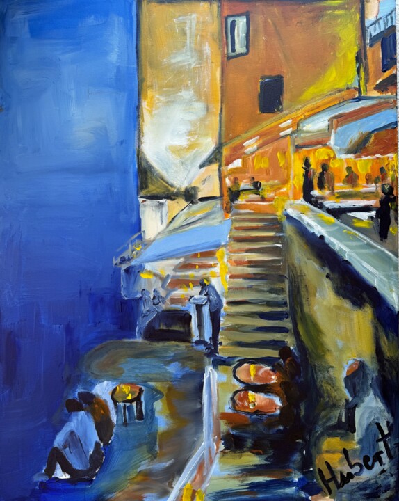 Rovinj 绘画, 35.4x27.6 in