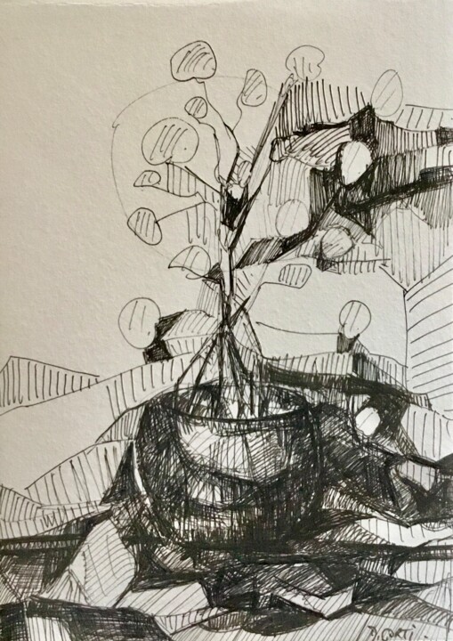 SUR LA TABLE oct Dessin, 8,3x5,8 in