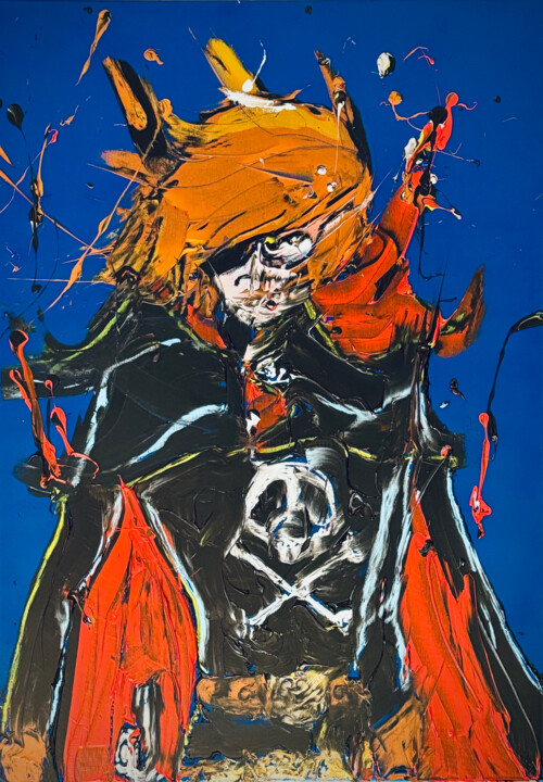 Capitan Harlock Pittura, 39,4x27,6 in