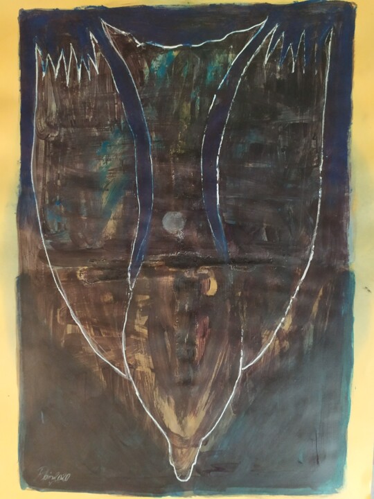 La chute des i-déologies 绘画, 23.6x21.7 in