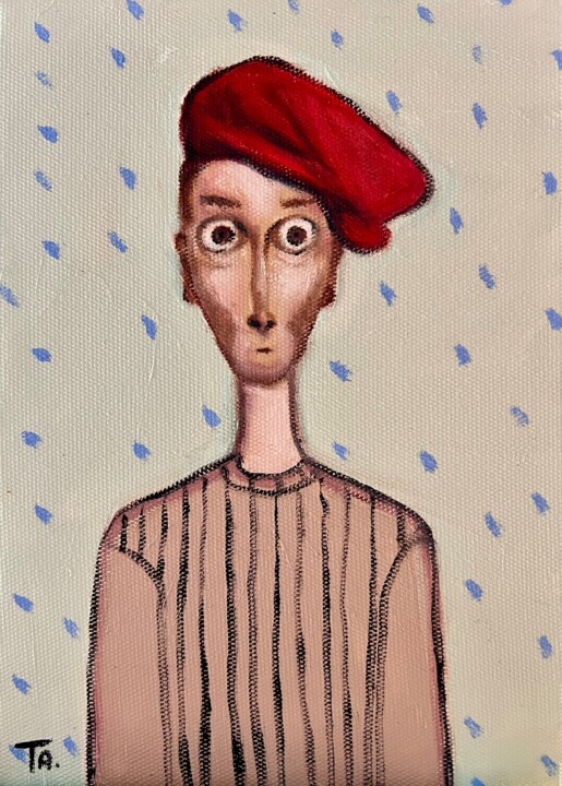 Jackie 绘画, 7.9x5.9 in