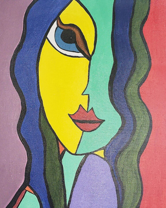 Rainbowliçe Tablo, 19,7x13,8 in