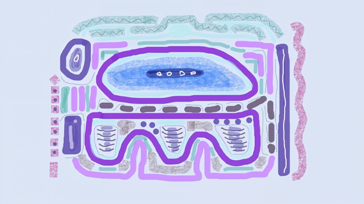 Arts numériques intitulée "Code" par Dirk Becker, Œuvre d'art originale, Peinture numérique