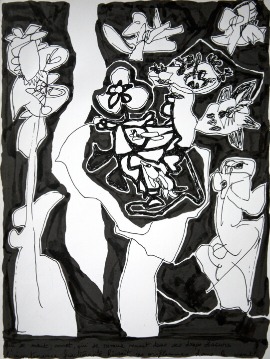 Drawing,  12.6x9.5 in 