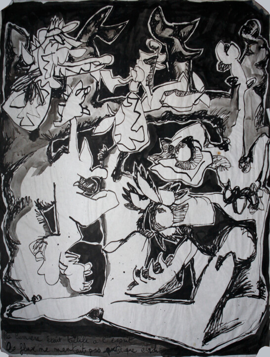 Desseins? 2010-A 07 图画, 25.6x19.7 in