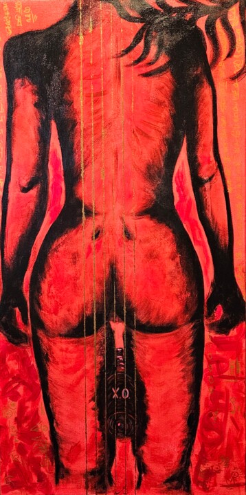 Демон X.O. Взгляд в Душу 绘画, 39.4x19.7 in