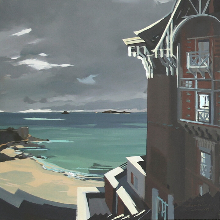 N°15 : Port Salut Painting, 29.5x29.5 in