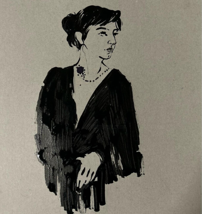 Drawing,  5.9x5.9 in 
