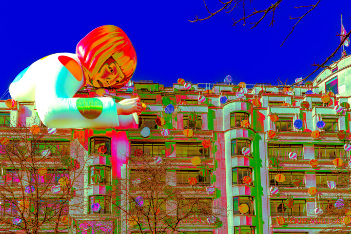 Le baiser de Yayoi Kusama 摄影, 23.6x35.4 in