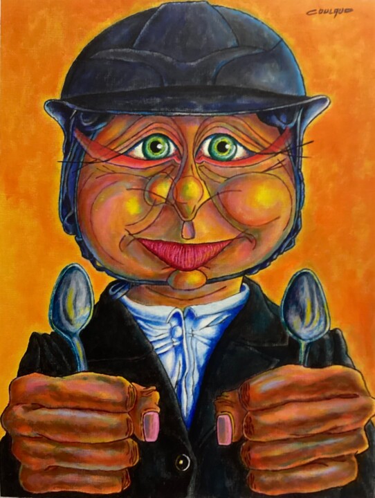 L ‘ ÉCUYÈRE 绘画, 23.6x17.9 in