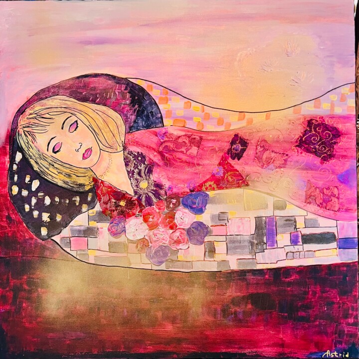 Un songe 绘画, 31.5x31.5 in