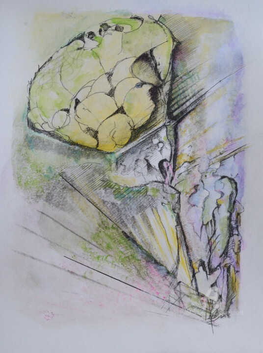 Interférences zoodiacales Disegno, 16,5x11,7 in
