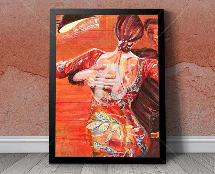 Work presented framed