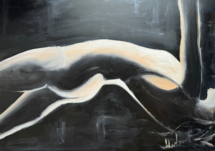 Rückwärtssalto 绘画, 27.6x39.4 in