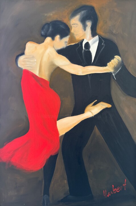 Tango 绘画, 47.2x31.5 in