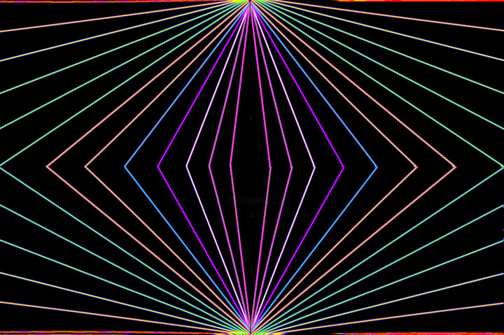 Geometric 2024-22e 数字艺术, 26.4x40 in