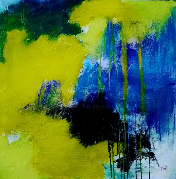 hommage 绘画, 28.7x28.7 in