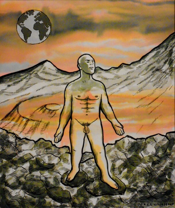 The Temporality of Anxiety – Part 2 (BT344/345) 绘画, 14.2x11.8 in