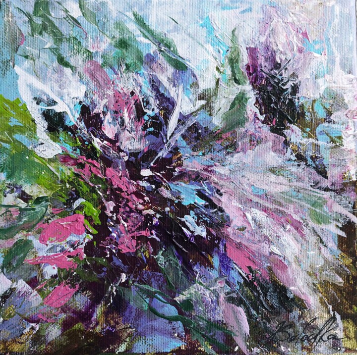 Summer vibes 1 绘画, 7.9x7.9 in