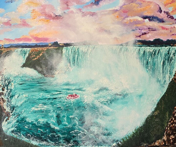 Niagara falls Ζωγραφική, 30x36 in