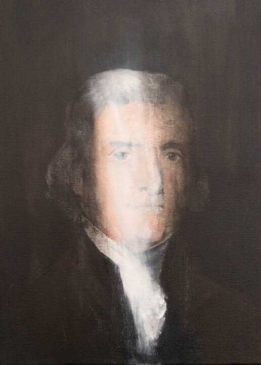绘画 标题为“UNTITLED Portrait w…” 由Tomoya Nakano, 原创艺术品, 油 安装在木质担架架上