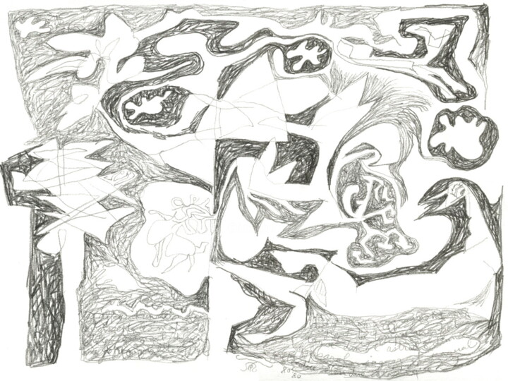 图画,  9.5x12.6 in 