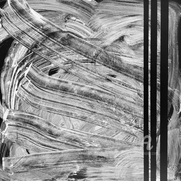 Painting titled "Sequences 02" by Alex Munzone, Original Artwork, Acrylic Mounted on Other rigid panel
