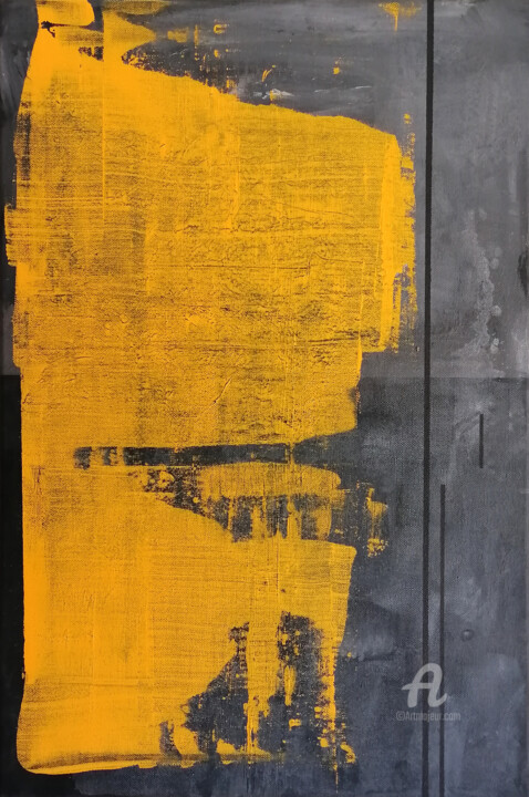 Painting titled "Sequences 09" by Alex Munzone, Original Artwork, Acrylic Mounted on Other rigid panel