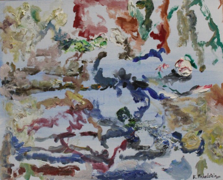 Painting titled "D'accord" by Karen Finkelstein, Original Artwork, Oil