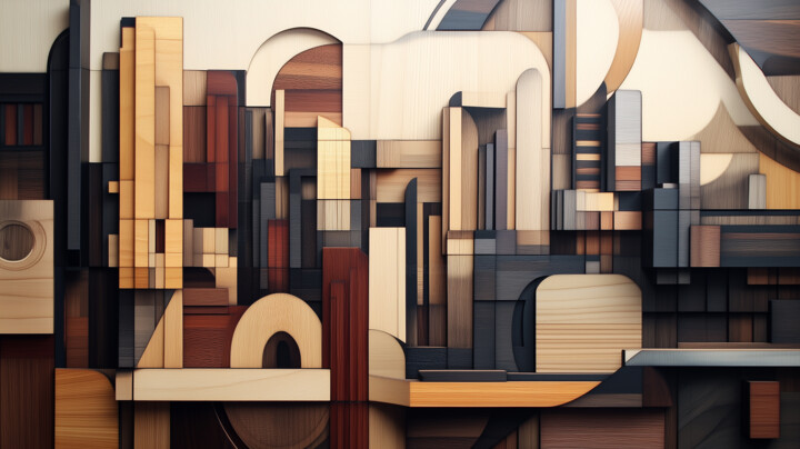 Digital Arts titled "A Deconstructed Cit…" by Alberto Capitani, Original Artwork, AI generated image