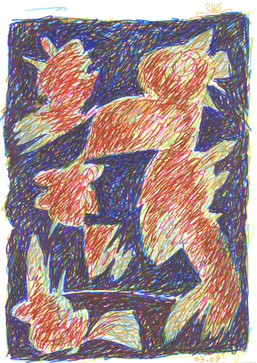 Dessein? 2009-11 图画, 8.3x5.7 in