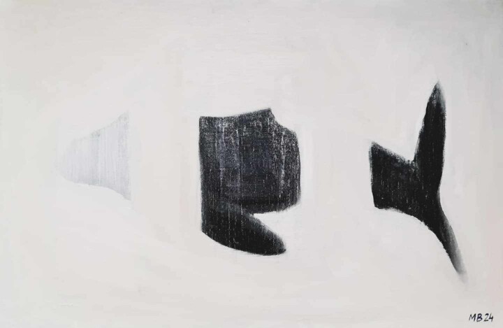 Whale 绘画, 10.6x16.1 in