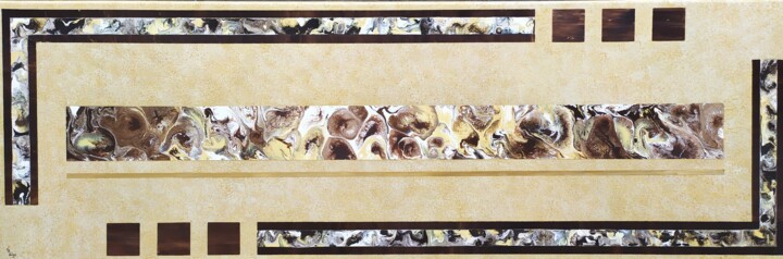 Peinture intitulée "Havane" par Vanina Crombez, Œuvre d'art originale, Acrylique Monté sur Châssis en bois