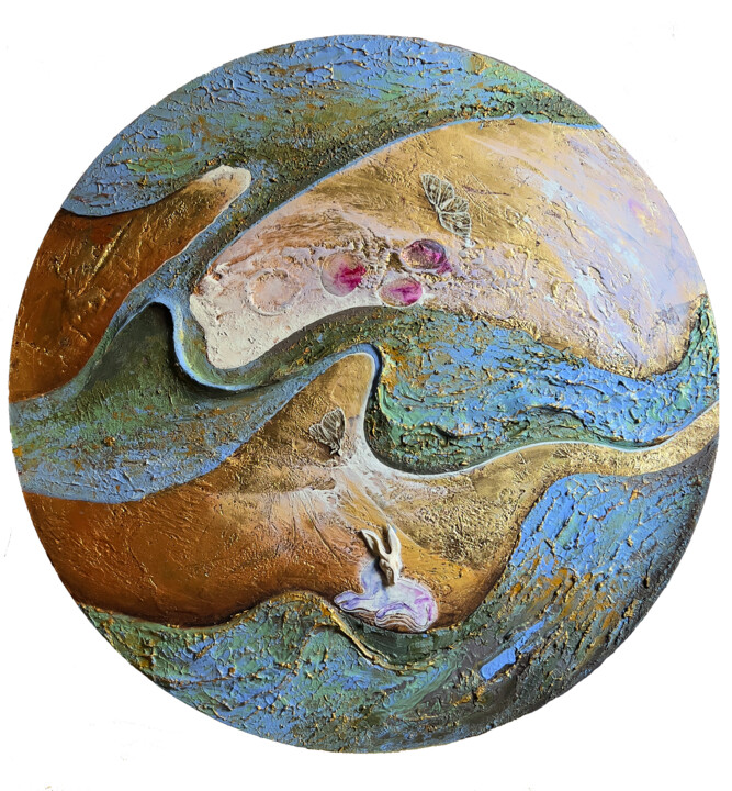 The Horizons 绘画, 31.5x31.5 in