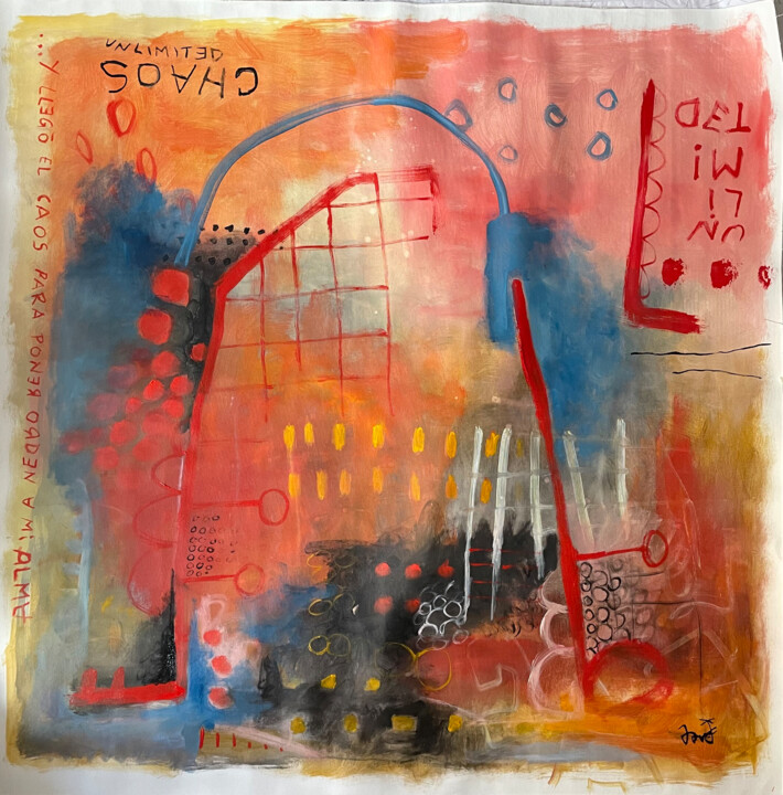 Caos 绘画, 51.2x51.2 in