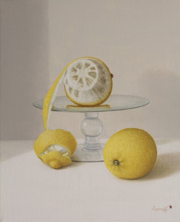 Le citron épluché 绘画, 10.6x8.7 in