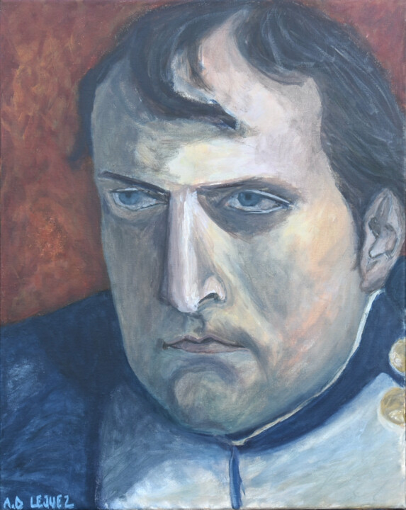 Portrait de Napoléon Bonaparte 绘画, 19.7x15.8 in