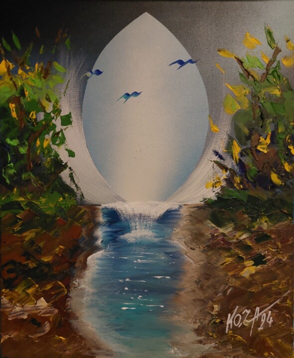Lueur 绘画, 18.1x15 in