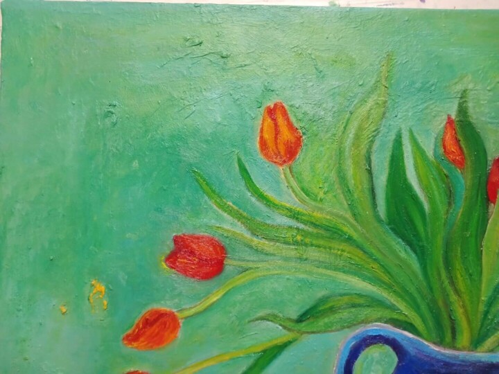 Artwork's surface or texture