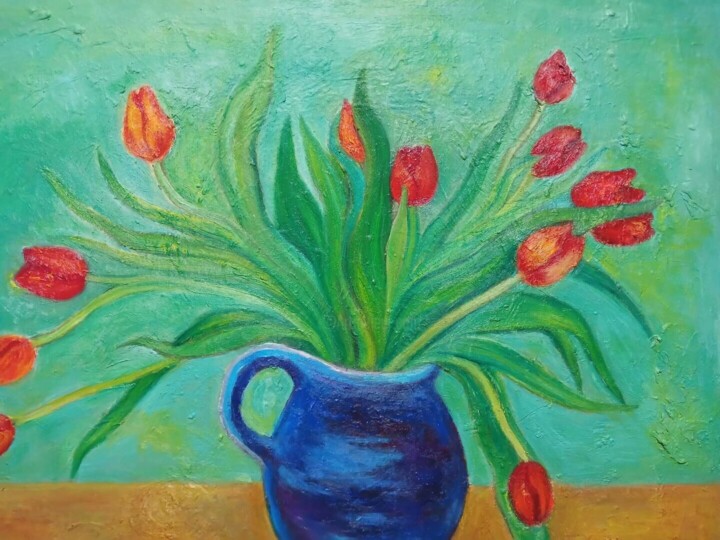 Artwork's surface or texture