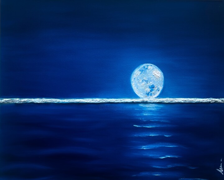 Painting titled "San Blas" by Isabell Deltell, Original Artwork, Oil