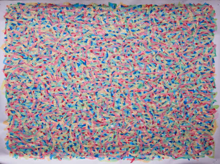 "Ariadna 00" başlıklı Tablo Rémy Verneuil tarafından, Orijinal sanat, Akrilik Ahşap Sedye çerçevesi üzerine monte edilmiş