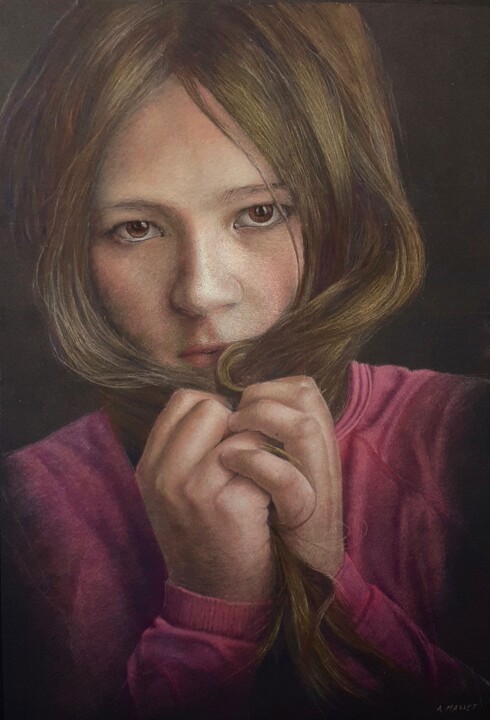 La timide 图画, 22.8x15.8 in