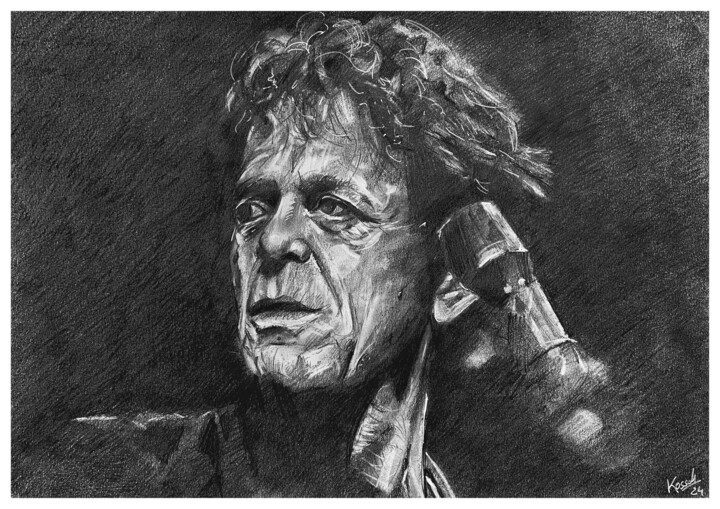 Icons - Lou Reed 图画, 11.7x16.5 in