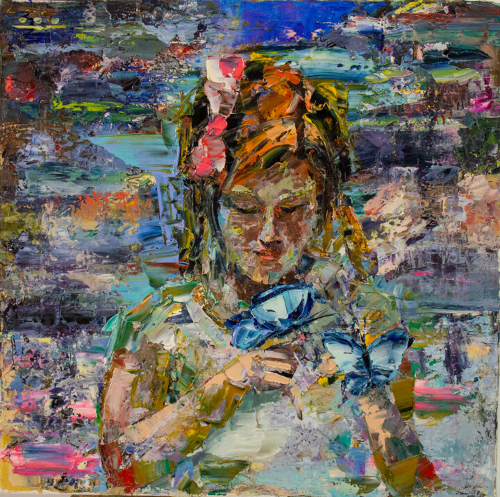 绘画,  15.8x15.8 in 