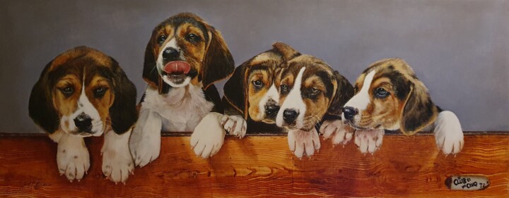 Le Club des cinq T2 미술작품, 15.8x39.4 in