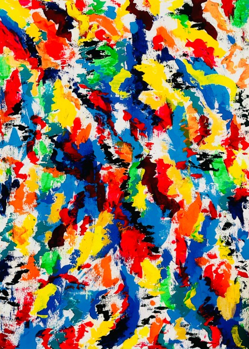 Funny fantasy 绘画, 35.4x25.6 in